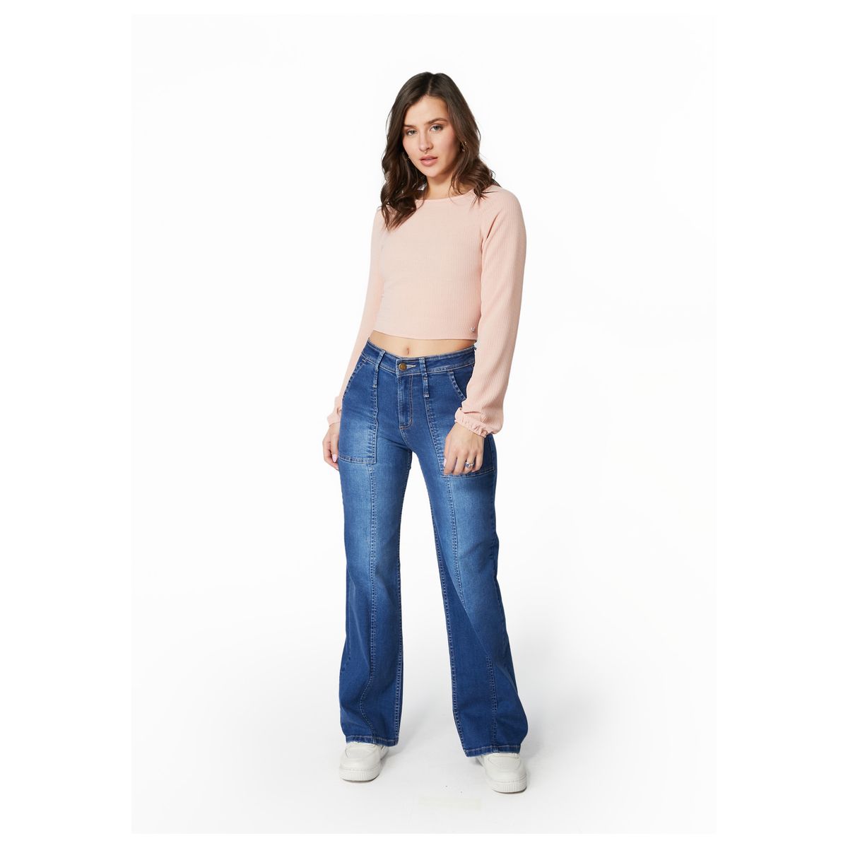 EFESIS - JEANS NURI RECTO CORTE CENTRO PIERNAS EFESIS