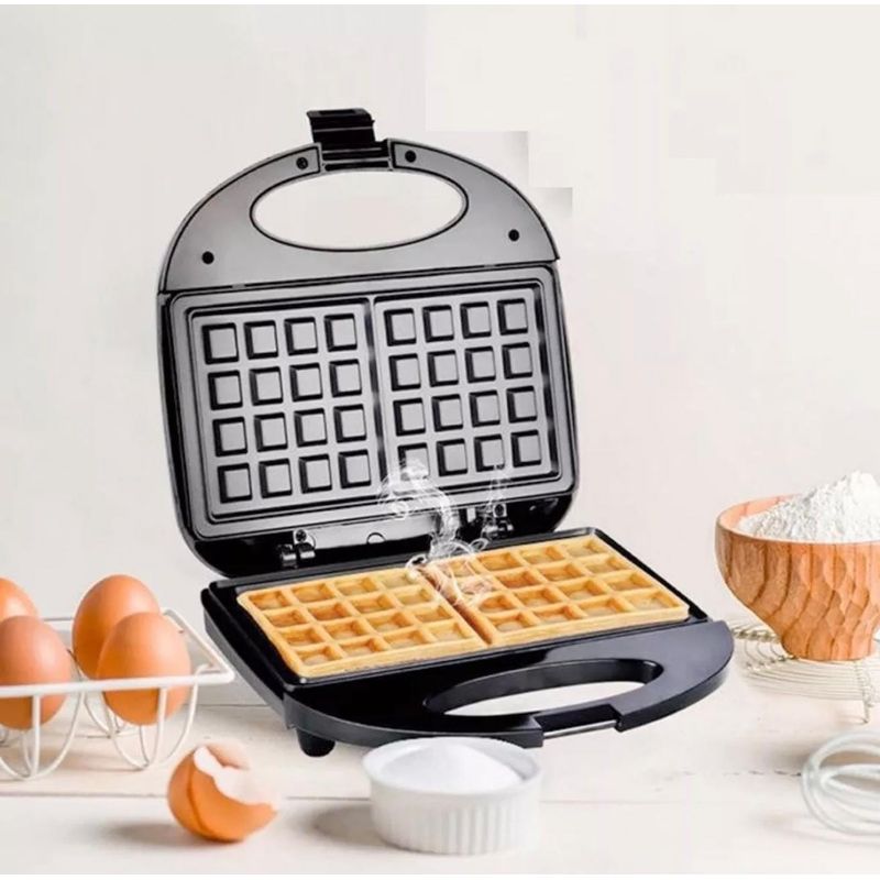 GENERICO - Waffler maker Maquina Wafflera doble Postres Antiadherente