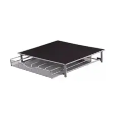 GENERICO - Porta Cápsulas De Café Organizador Estante Cajón 36u black