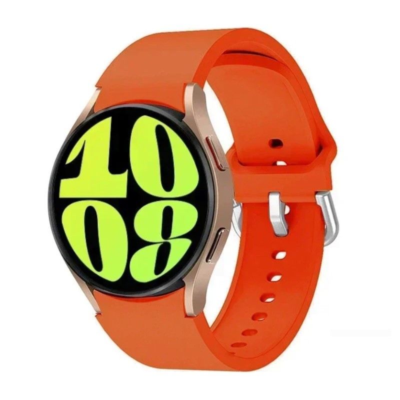 GENERICO - Correas para Galaxy Watch 7, 6, 5 y 4 Todos  Naranja