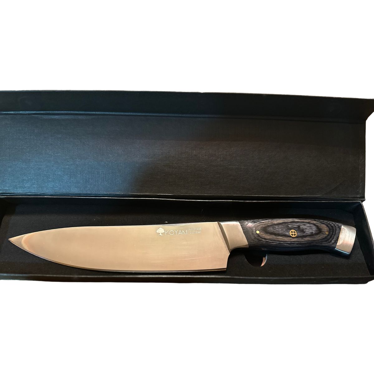 KOYAM - KOYAM - Cuchillo Chef 32cm Gris Alta Gama Acero 12C27