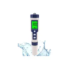 VERCI - Medidor Digital De Agua 5 En 1 Tdsecphsalinidadtemperatu