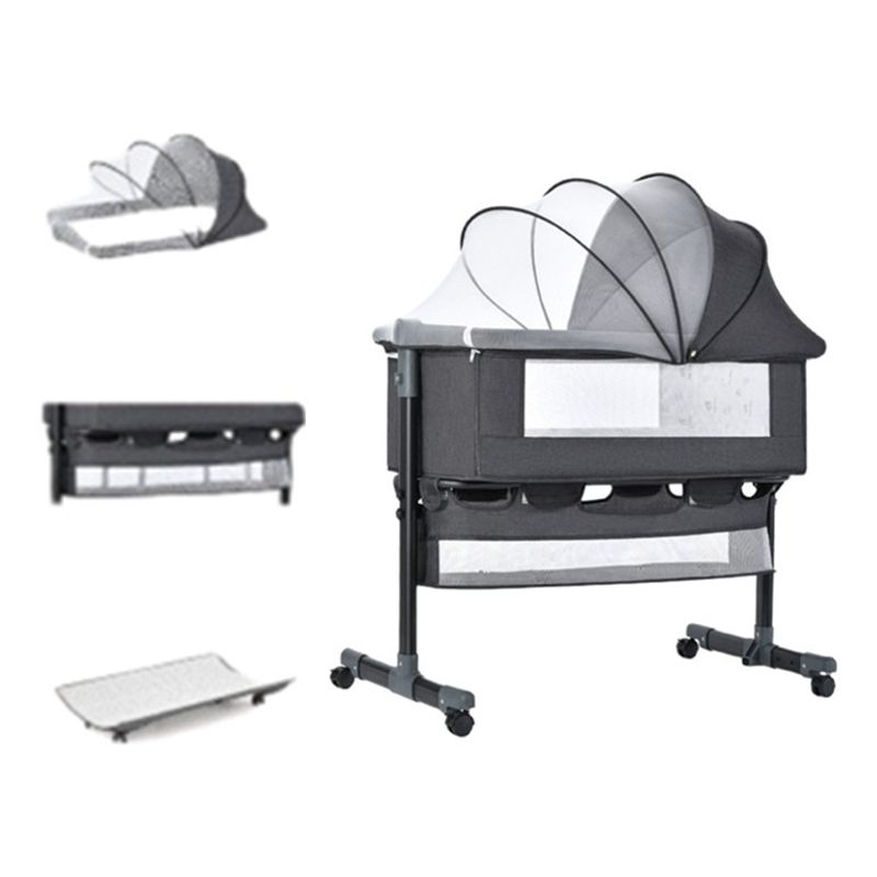 VERCI - Cuna Colecho Para Bebé + Cesta+ Mosquitero + Cambiador-