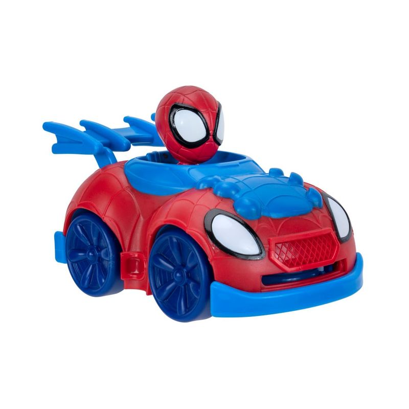 MARVEL - Vehiculo Auto Tirador de Discos Spidey
