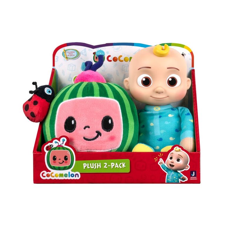 COCOMELON - Pack 2 Peluches Cocomelon