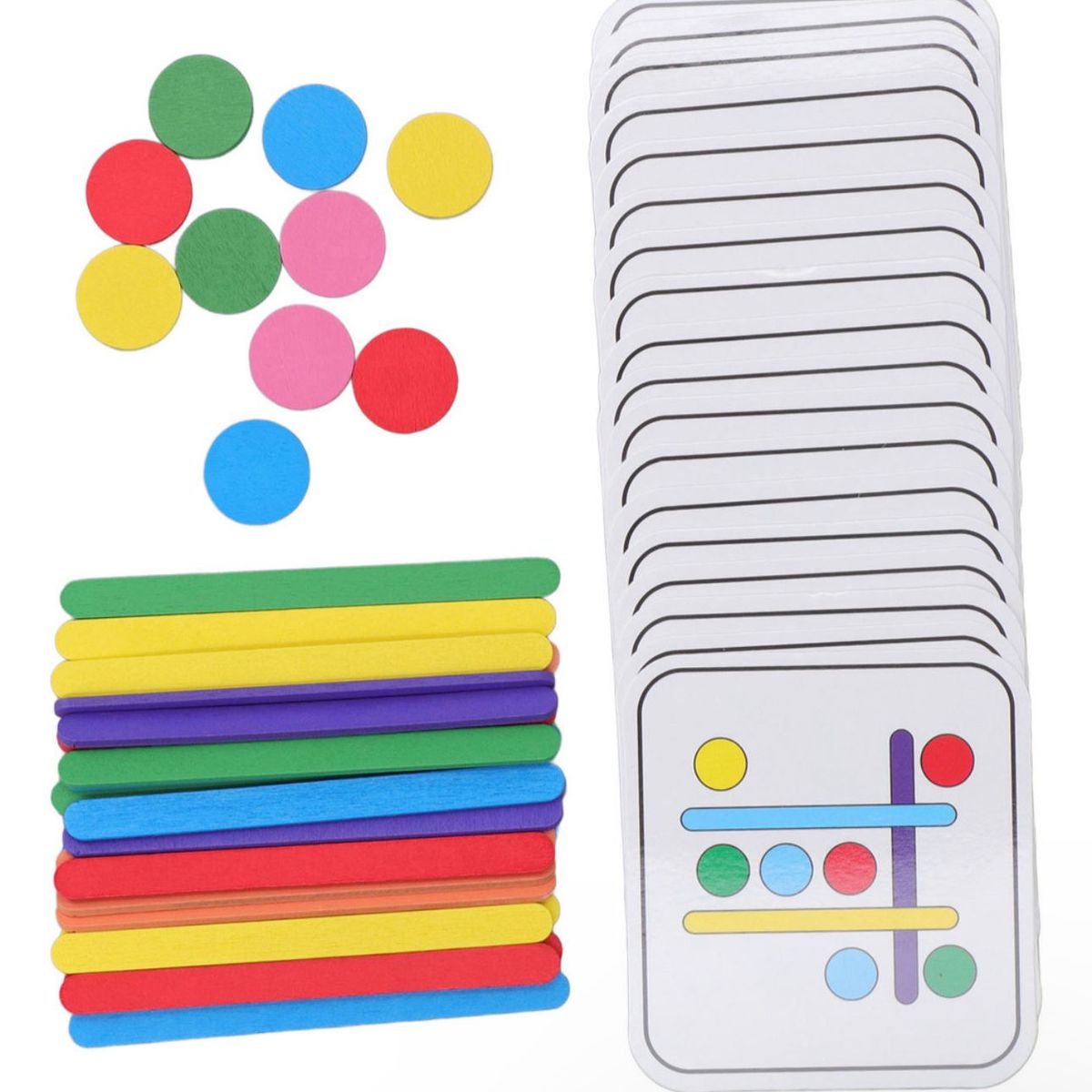 GENERICO - Juguete De Madera Rompecabezas Puzzles Montessori Niños