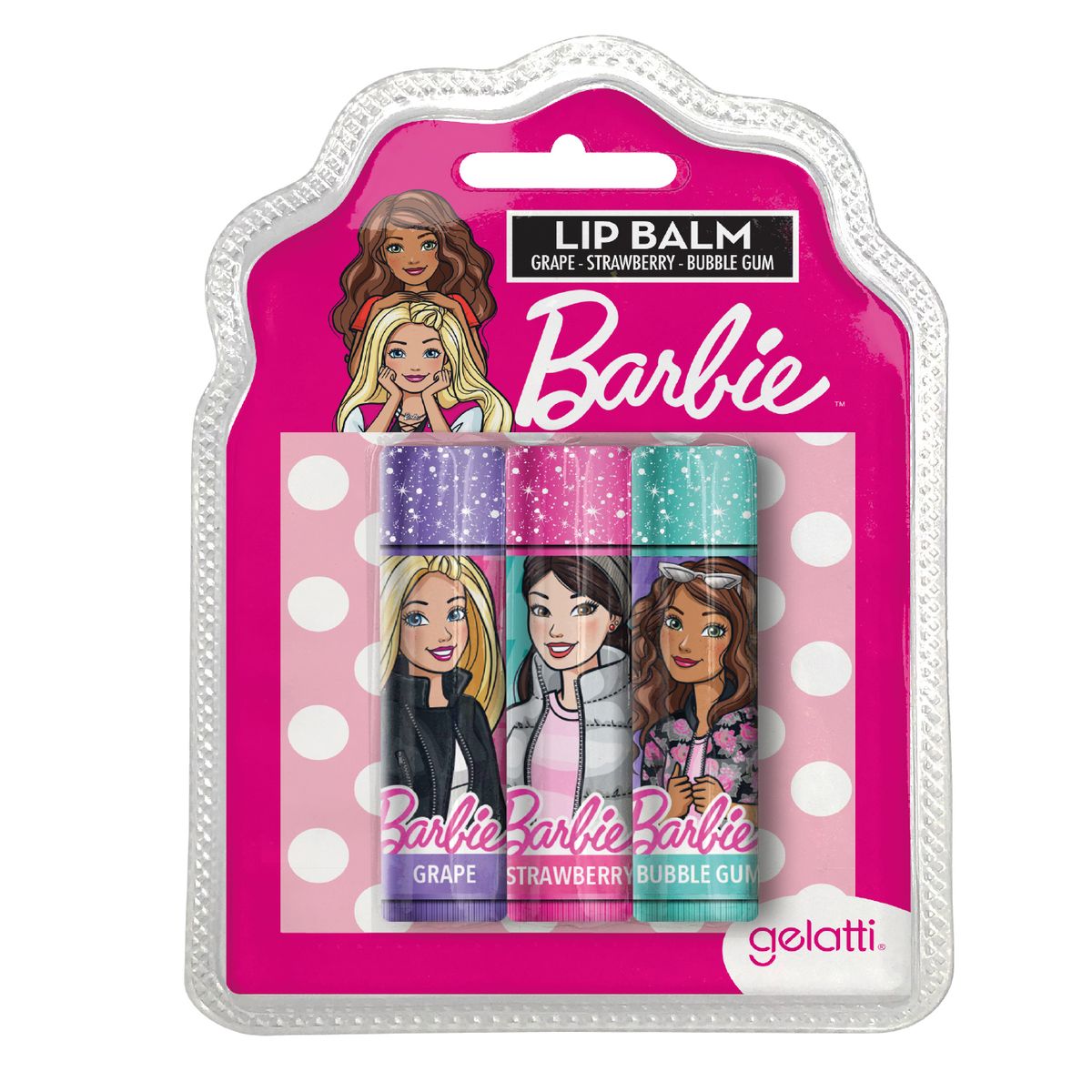 BARBIE - Pack 3 Lipstick Barbie