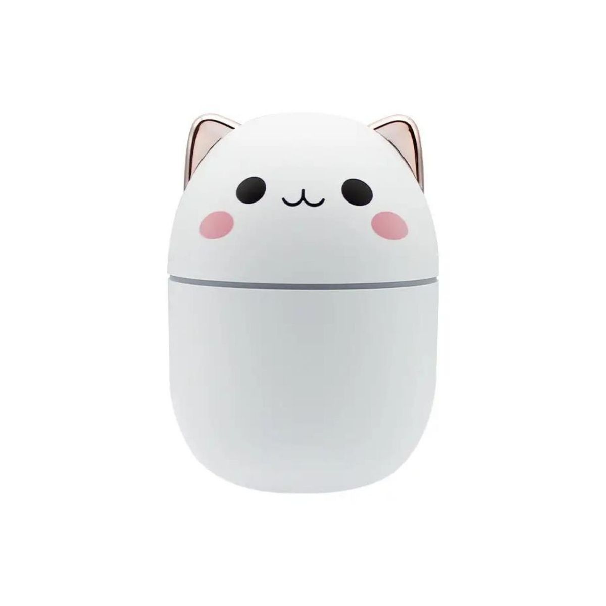 GENERICO - Humidificador Diseño de Gato Color Blanco Luz LED Hogar