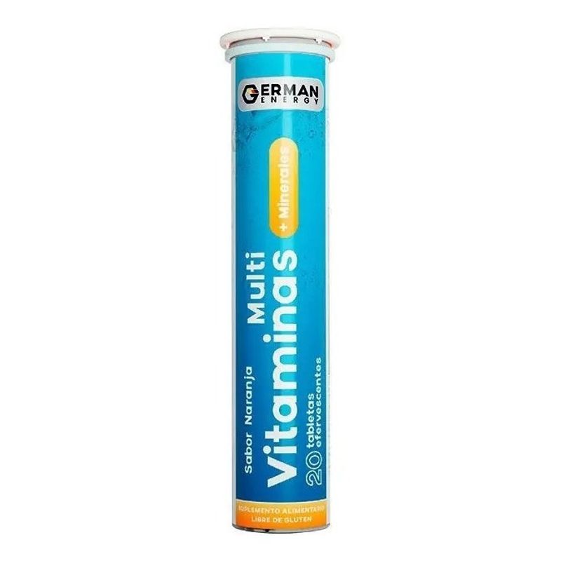 GERMAN ENERGY - Multivitaminas + Minerales Efervescentes X 20 German Energy
