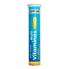 GERMAN ENERGY - Multivitaminas + Minerales Efervescentes X 20