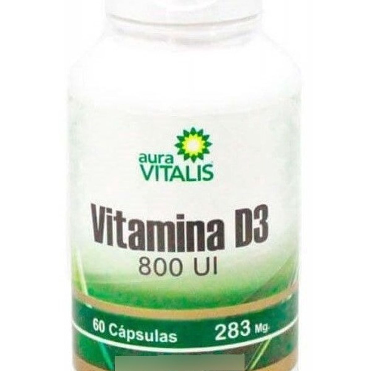 AURA VITALIS - Vitamina D3 Cápsulas 800 Ui X 60 Auravitalis