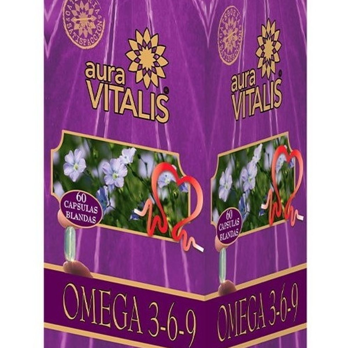 AURA VITALIS - Omega 3-6-9 Cápsulas 1000 Mg X 60 Auravitalis