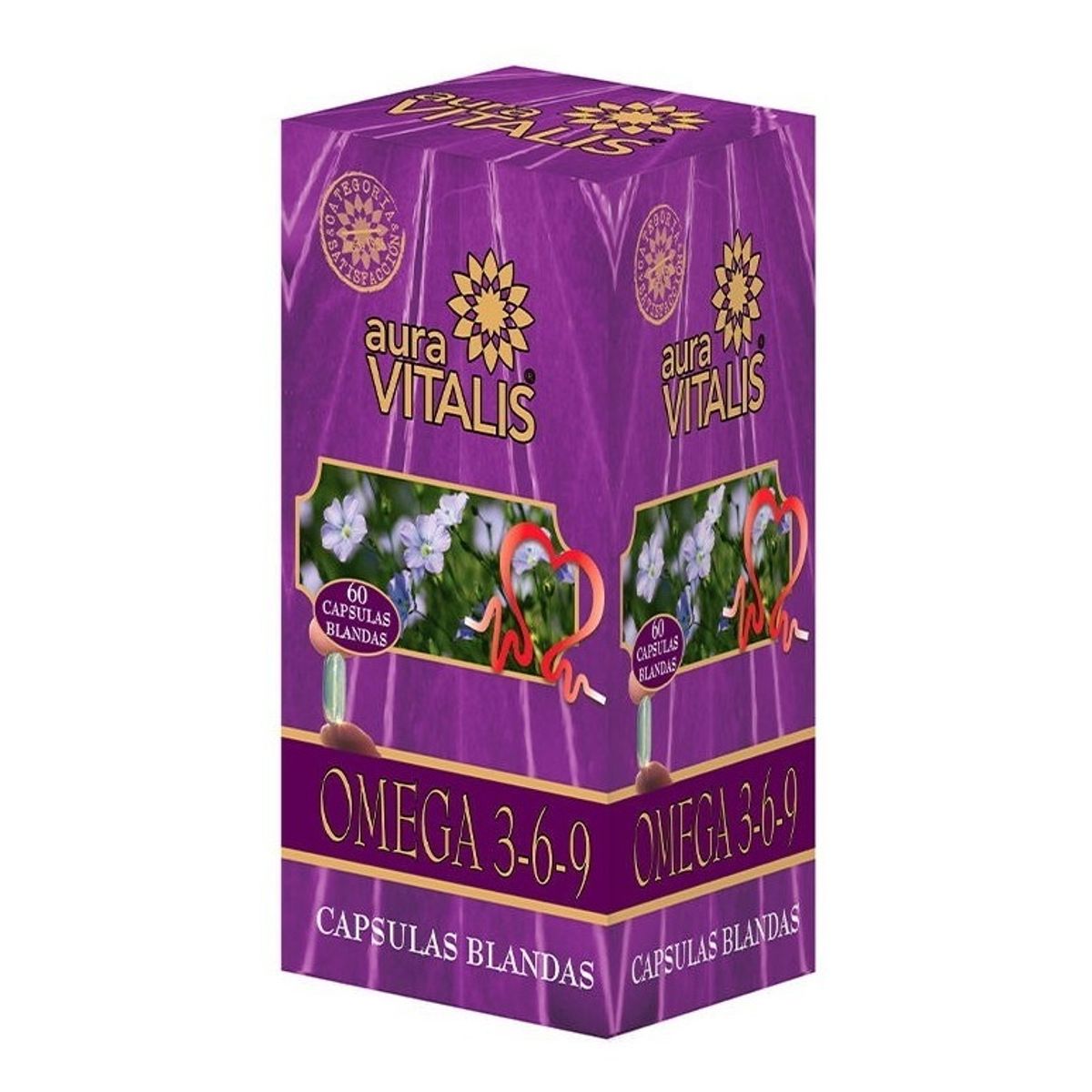 AURA VITALIS - Omega 3-6-9 Cápsulas 1000 Mg X 60 Auravitalis