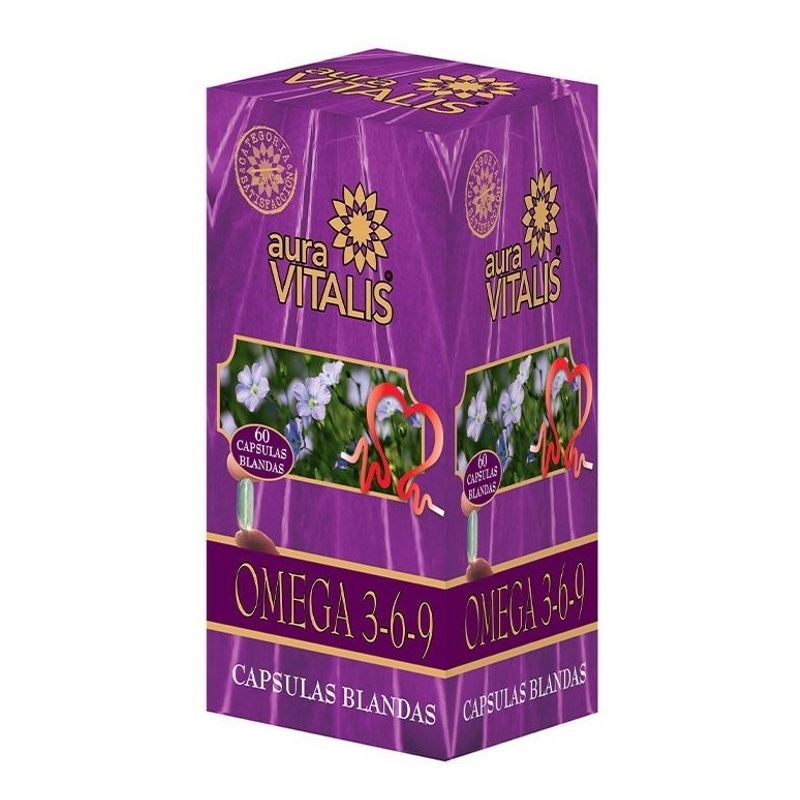 AURA VITALIS - Omega 3-6-9 Cápsulas 1000 Mg X 60 Auravitalis