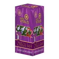 AURA VITALIS - Omega 3-6-9 Cápsulas 1000 Mg X 60 Auravitalis