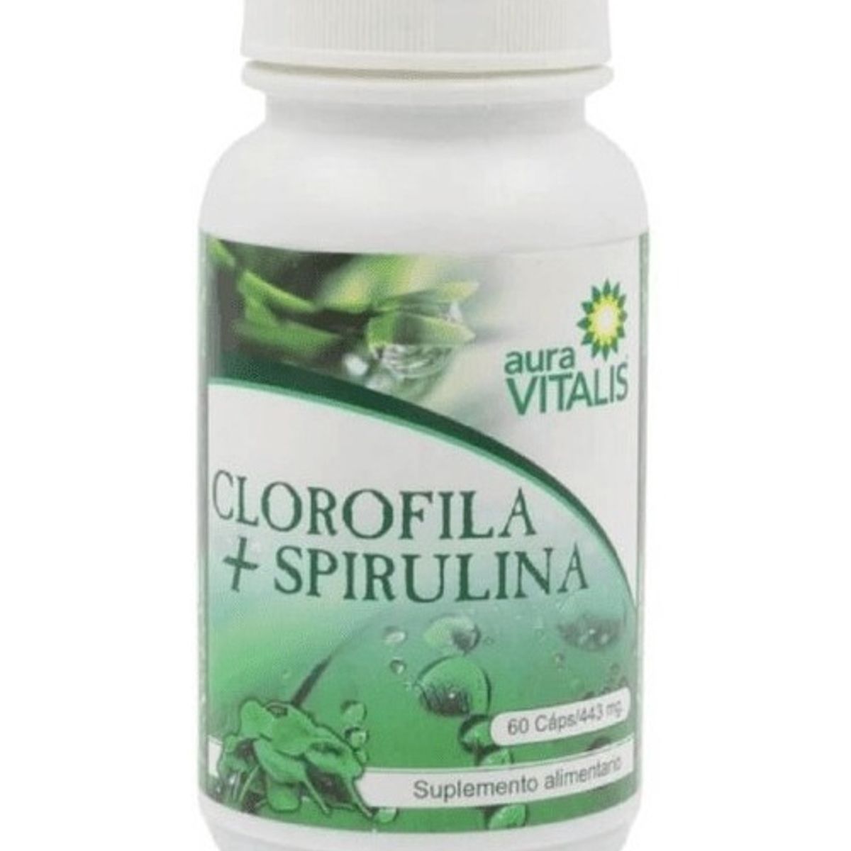 AURA VITALIS - Clorofila + Spirulina Cápsulas X 60 Auravitalis
