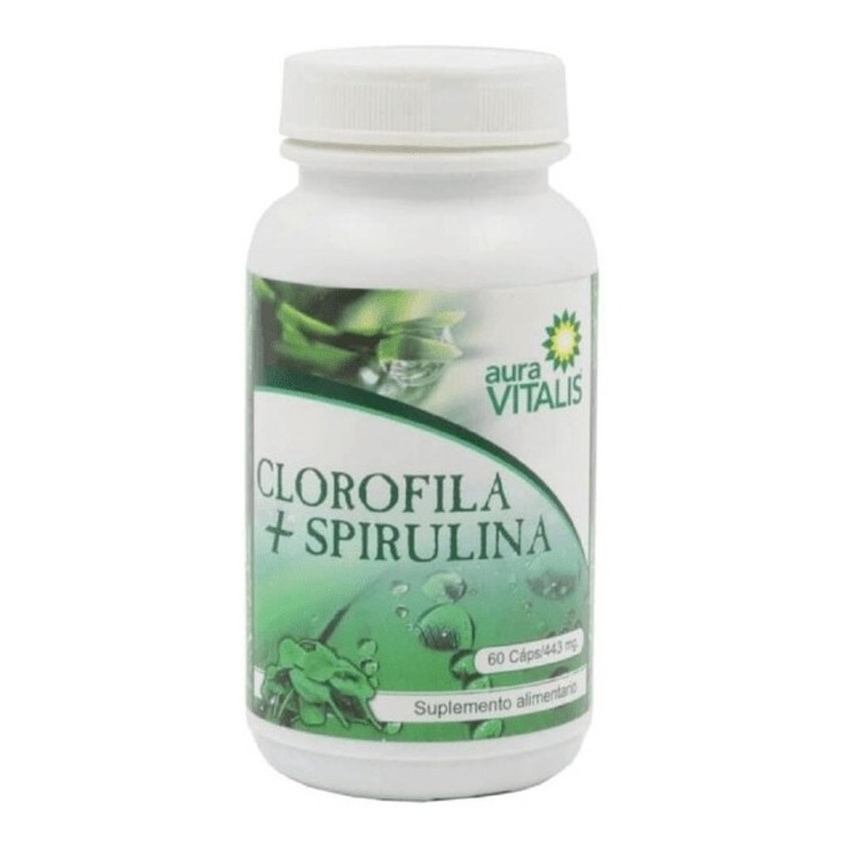 AURA VITALIS - Clorofila + Spirulina Cápsulas X 60 Auravitalis
