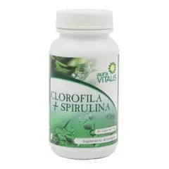 AURA VITALIS - Clorofila + Spirulina Cápsulas X 60 Auravitalis