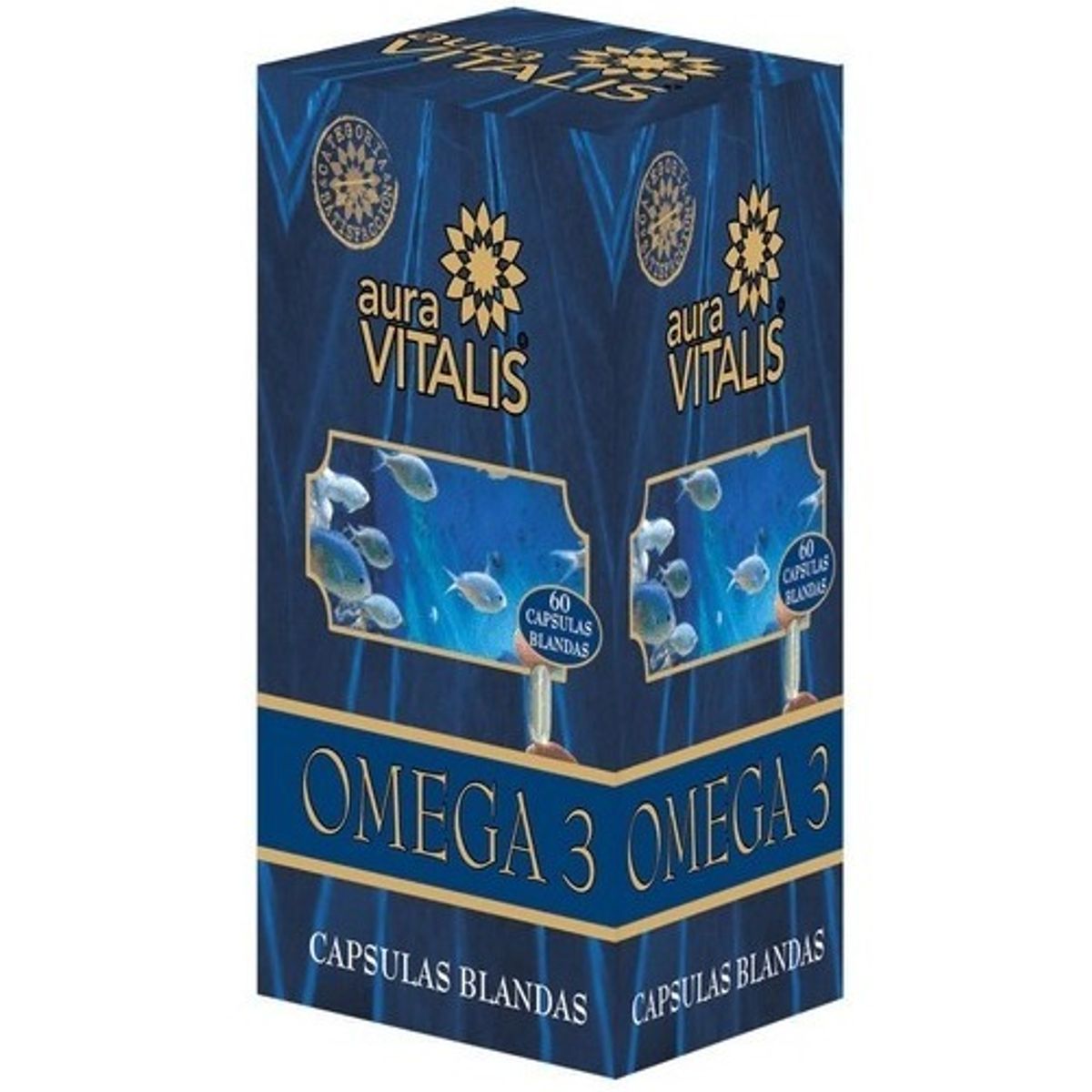 AURA VITALIS - Omega 3 Cápsulas 1000 Mg X 60 Auravitalis