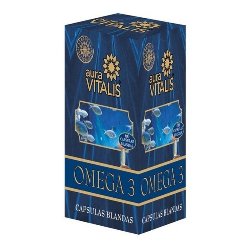 AURA VITALIS - Omega 3 Cápsulas 1000 Mg X 60 Auravitalis