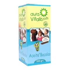 AURA VITALIS - Aceite Higado Bacalao Infantil X 200 Ml Auravitalis