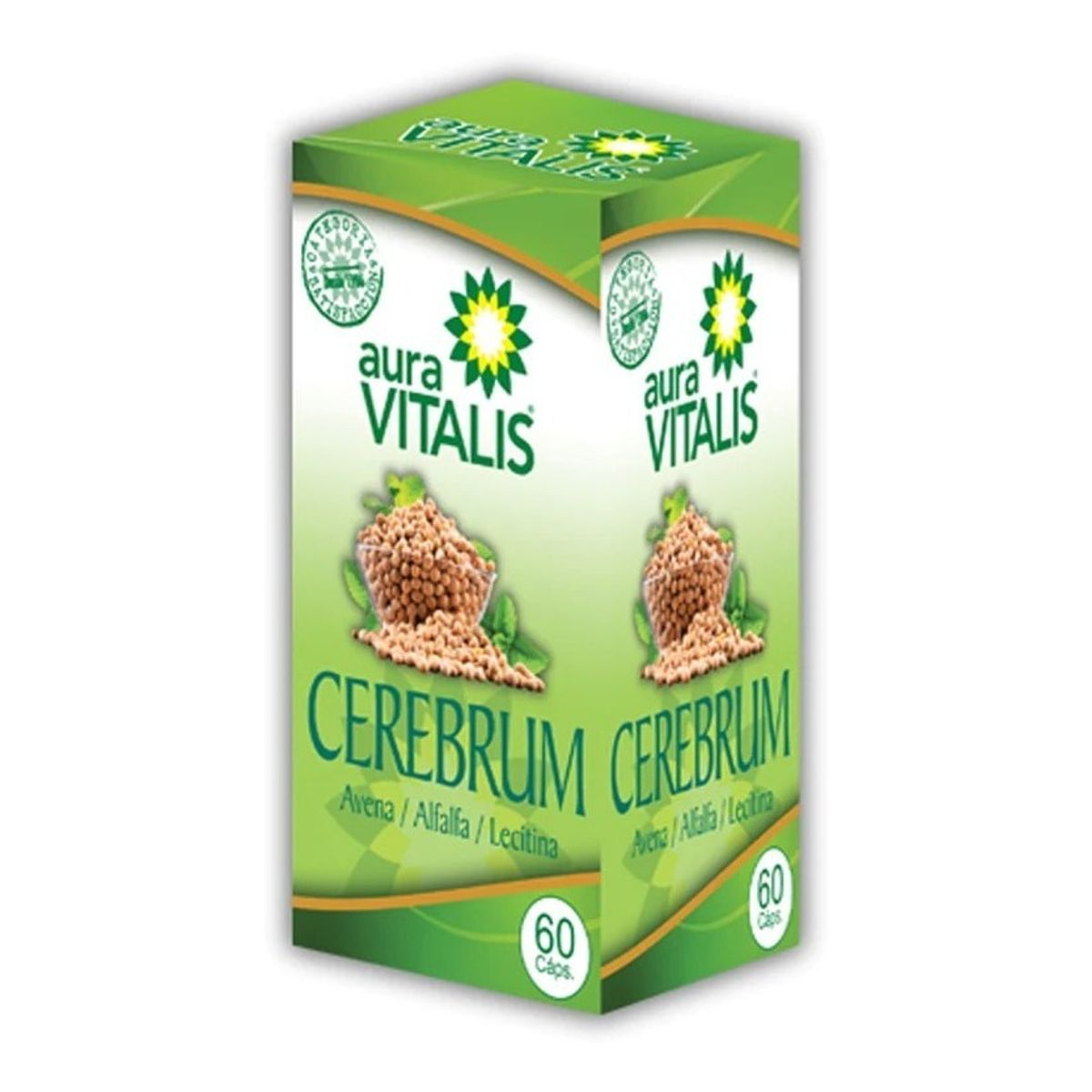AURA VITALIS - Cerebrum Cápsulas 267 Mg X 60 Auravitalis