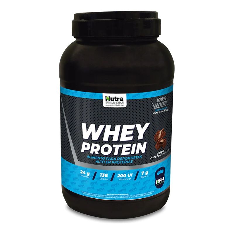 NUTRAPHARM - Whey Protein Chocolate 850 Gr 25 Porciones