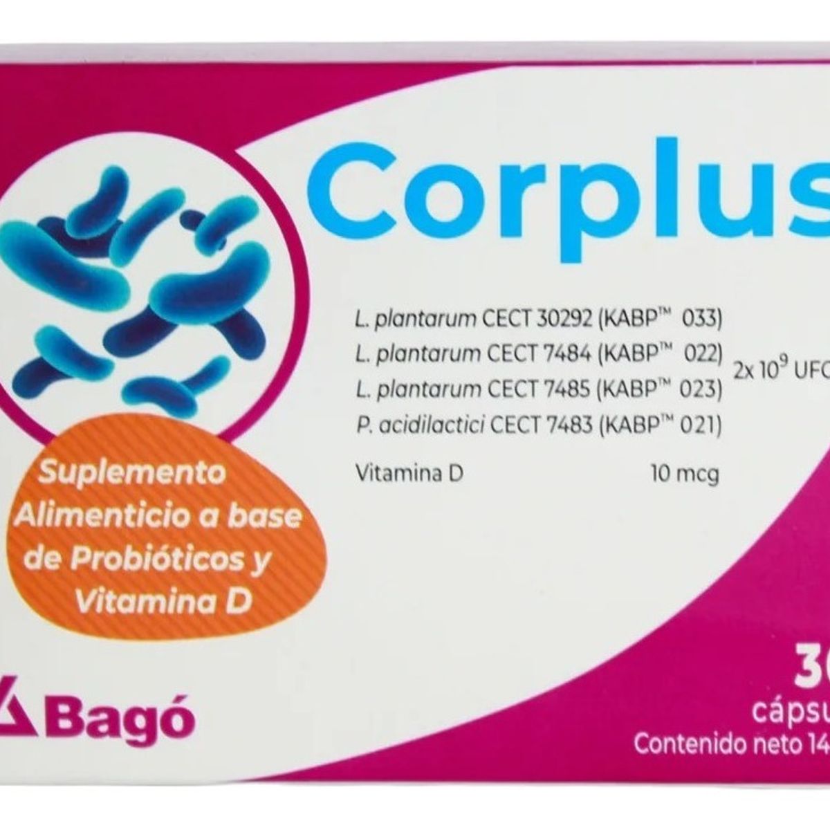 NUTRAPHARM - Corplus X 30 Cap Probioticos Vitamina D