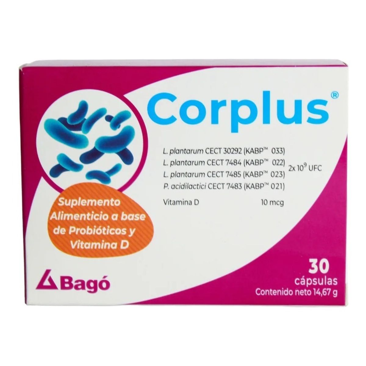 NUTRAPHARM - Corplus X 30 Cap Probioticos Vitamina D