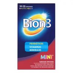 NUTRAPHARM - Pack Bion 3 Mini 60 Comprimidos Masticables