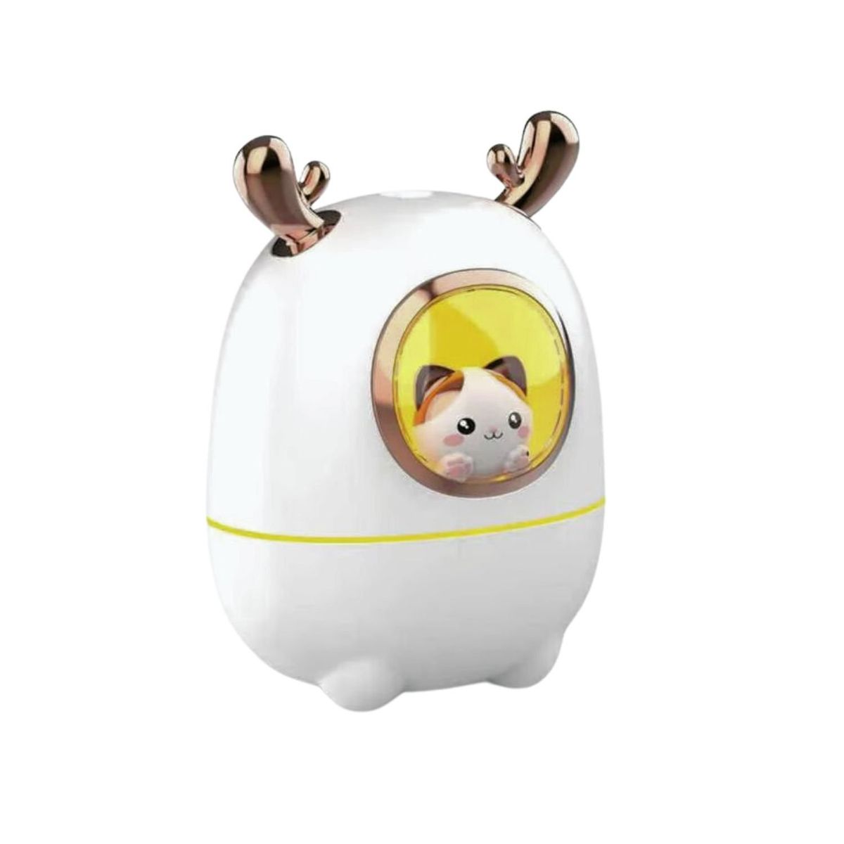 GENERICO - Pack Humidificador Nave Espacial Gato y 12 Esencias Aromáticas