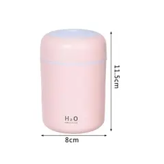 GENERICO - Humidificador Difusor de Aire Rosa Luz Multicolor Hogar