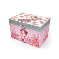 GALILEO - Joyero Musical Esperides - Con Porta Anillos Cajón y Espejo Ancho