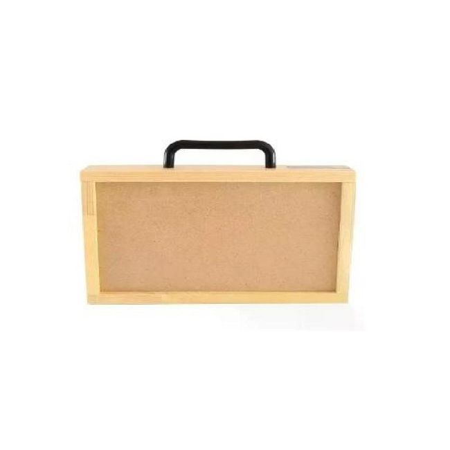 RMX - Metalófono 8 Teclas Cromado Caja Madera Tipo Maleta