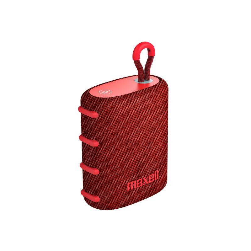 MAXELL - Parlante Portatil Maxell Water Resistant IPX5 Nomad Rojo 5W