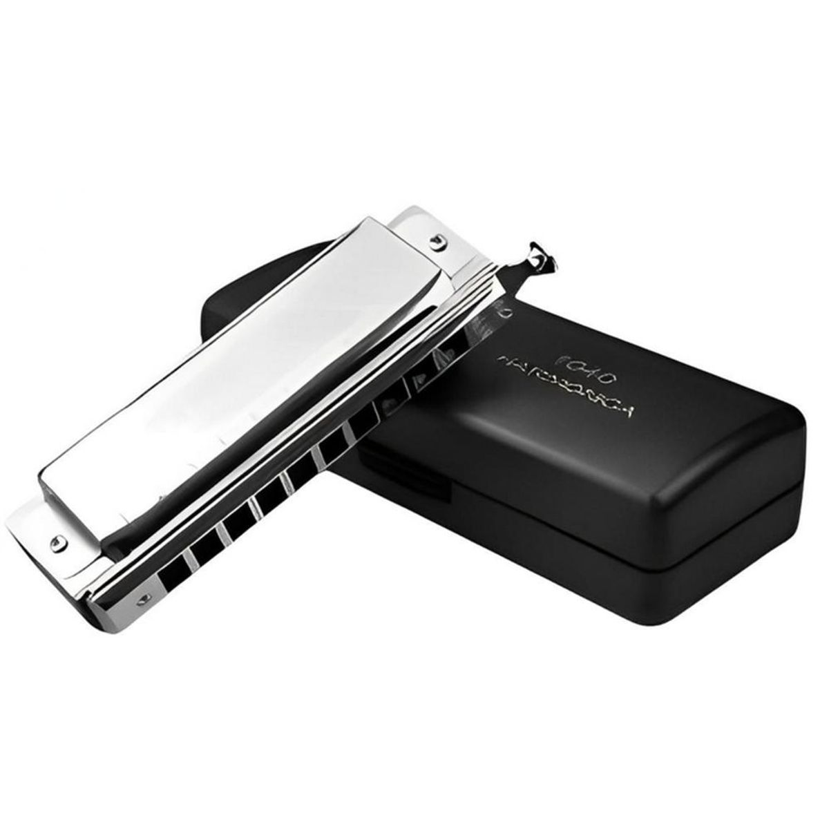 GENERICO - Armónica Qi Mei Plateado 10/40  PA-G3E5