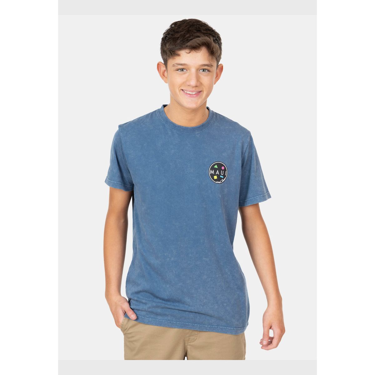 MAUI AND SONS - Polera MC Vacation Dawn Azul Infantil Maui And Sons