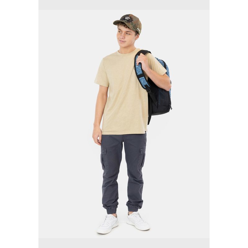 MAUI AND SONS - Polera MC Skate Company Khaki Infantil Maui And Sons