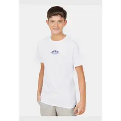 MAUI AND SONS - Polera MC Venice California Beach  Blanco Infantil