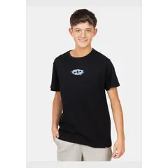 MAUI AND SONS - Polera MC Venice California Beach  Negro Infantil
