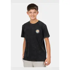 MAUI AND SONS - Polera MC Beach Sunrise Negro Infantil