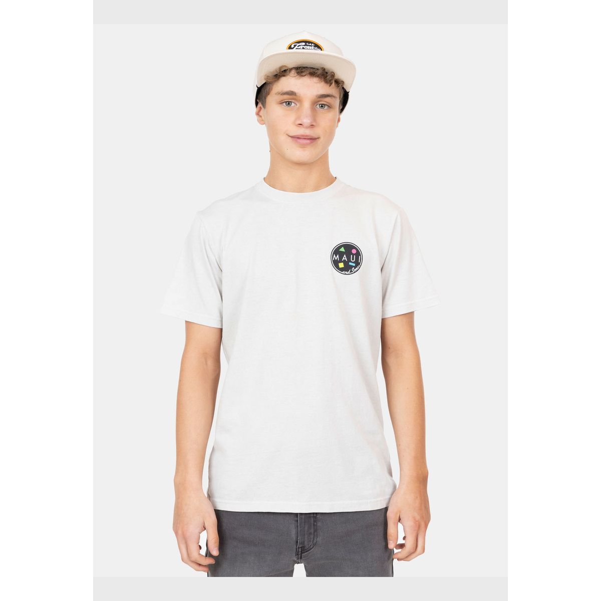 MAUI AND SONS - Polera MC Vacation Dawn Beige Infantil Maui And Sons