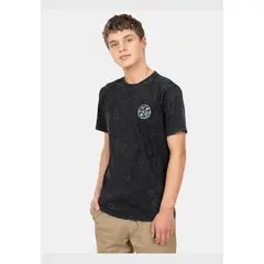 MAUI AND SONS - Polera MC Horizont Point Negro Infantil
