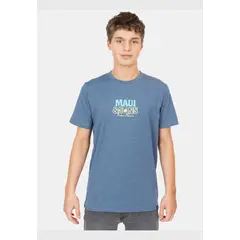 MAUI AND SONS - Polera MC Ride Or Die Azul Infantil