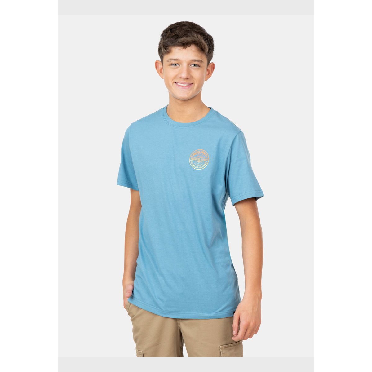 MAUI AND SONS - Polera MC Retro Revival Celeste Infantil Maui And Sons