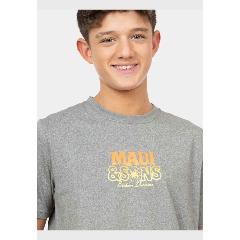 MAUI AND SONS - Polera MC Ride Or Die Verde Infantil Maui And Sons