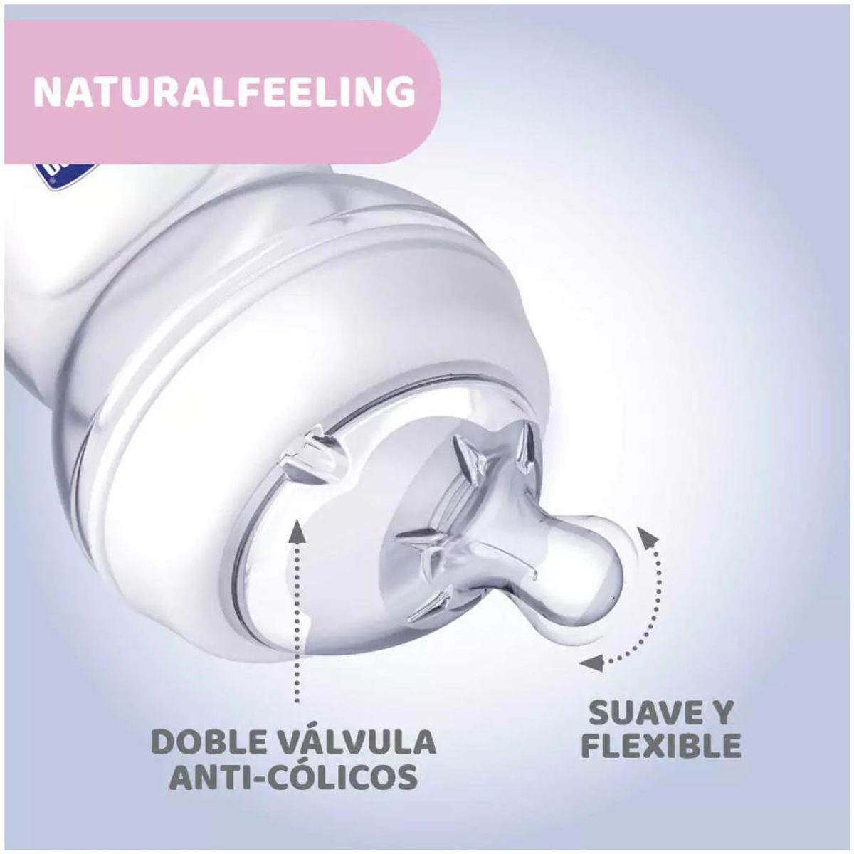 CHICCO - Mamadera CHICCO Natural Feeling PP 150 ml 0m+