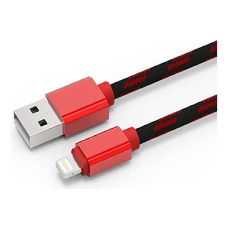 GENERICO - Cable De Carga 1 Metro Ls23 Para iPhone No Mfi Negro