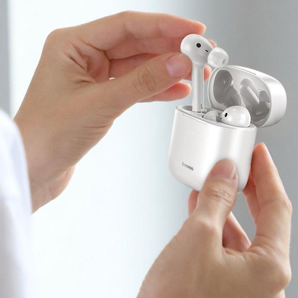 BASEUS - Audifonos Bluetooth Inalambricos Encok True W06 Baseus - Blanco