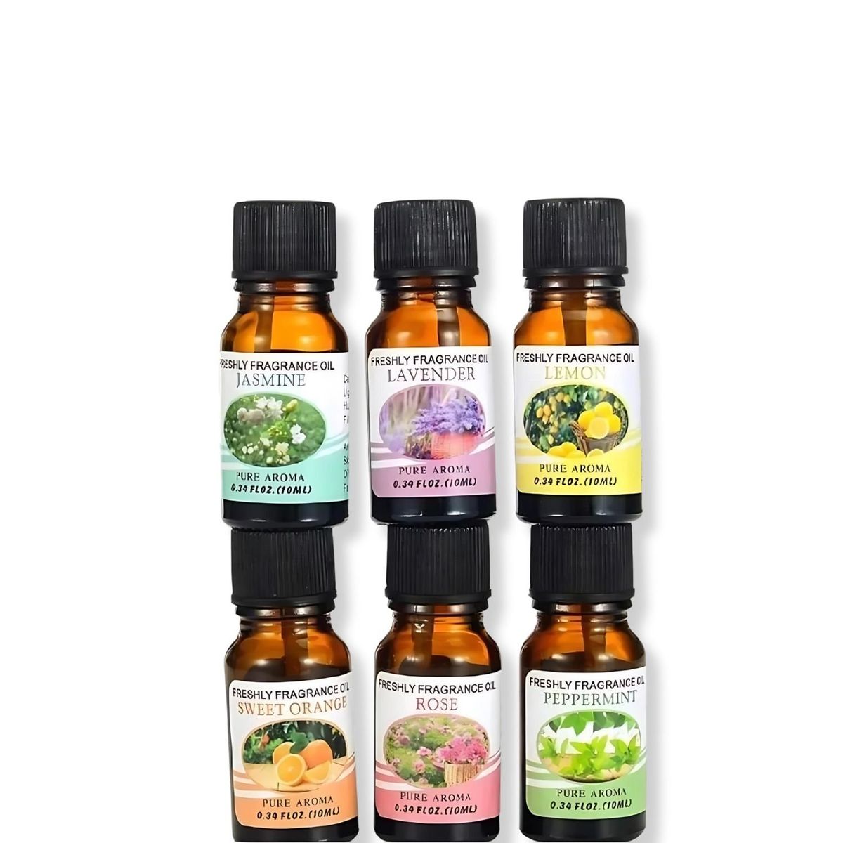 GENERICO - Humidificador Piedras Sal 6 Esencias Aromáticas Marrón Claro